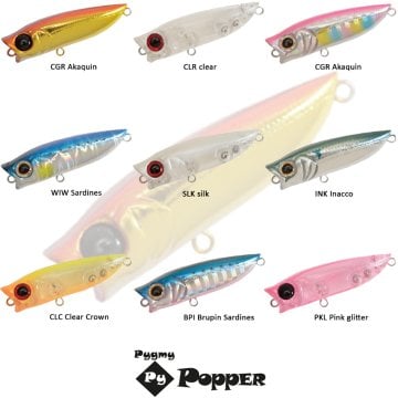 Jackson PYGMY BOX Popper 46mm 3.4gr WIW