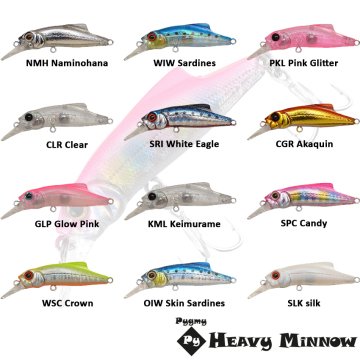 Jackson PYGMY BOX Heavy Minnow 39mm 3.8gr SPC