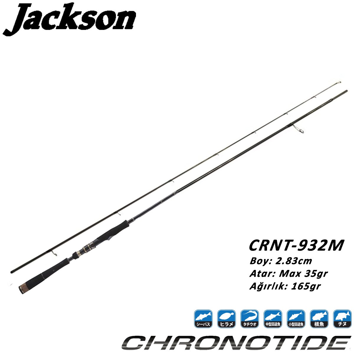 ロッド シーバスロッド Jackson CHRONOTIDE 932M