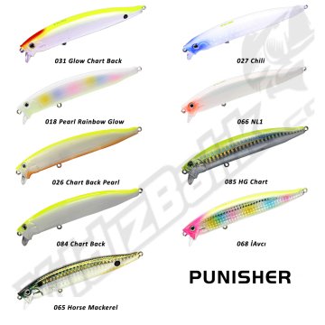 Fujin ''PUNISHER'' 10.5cm 16gr 026 Chart Back Pearl