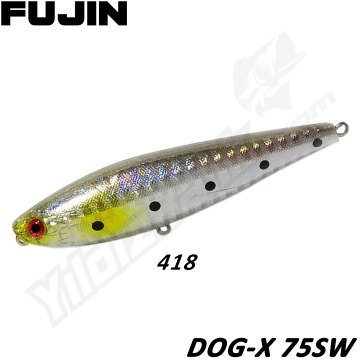 Fujin ''DOG-X 75SW'' 7,5cm 8.5gr 418 FUJIN Maket yemler (spinning)