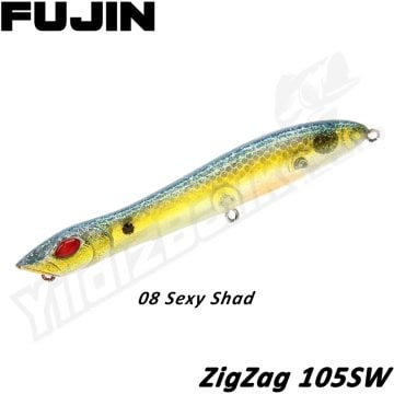 Fujin '' ZigZag 105SW'' 10.5cm 10gr 08 Sexy Shad