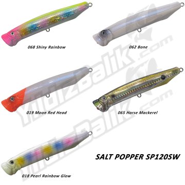 Fujin ''SALT POPPER SP120SW'' 12cm 30gr 068 Shiny Rainbow