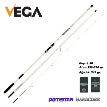 VEGA Potenza Hardcore Surf 4,50 mt 150-250 gr Olta Kamışı VEGA