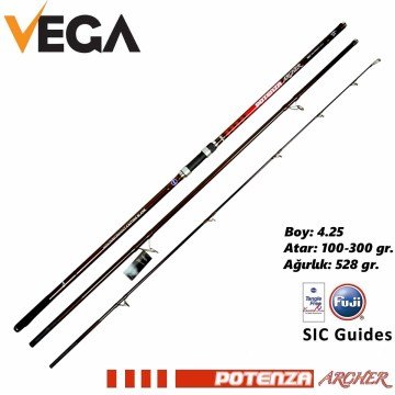 VEGA Potenza ARCHER Surf 4,25 mt 100-300 gr Olta Kamışı VEGA Surf