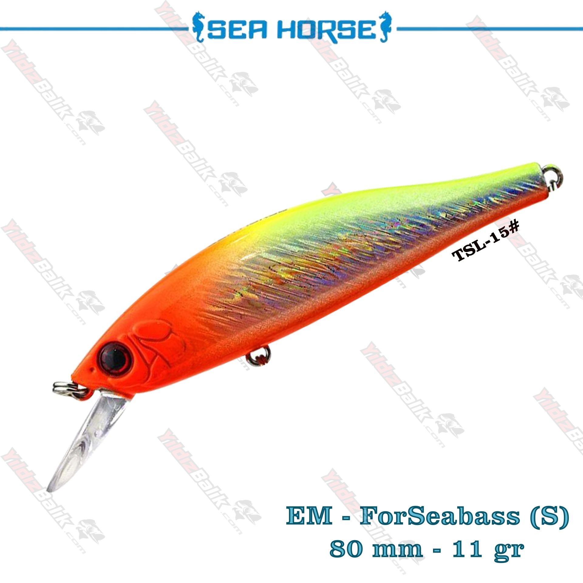 Sea Horse Em-ForSeabass 8 Cm 11gr 1-4m Tsl-15#