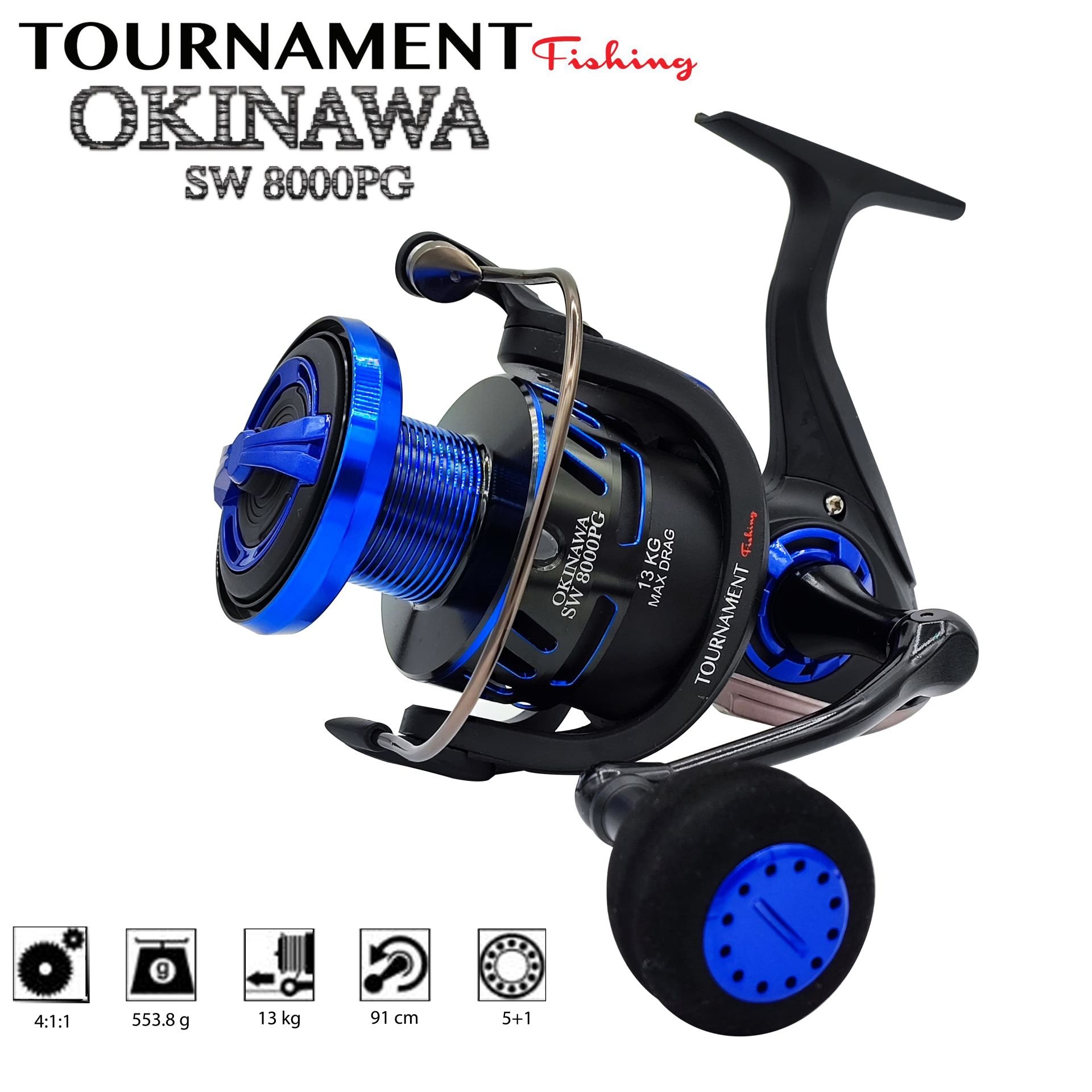 Tournament fishing OKINAWA SW 8000PG 5+1 Olta Makinası TOURNAMENT