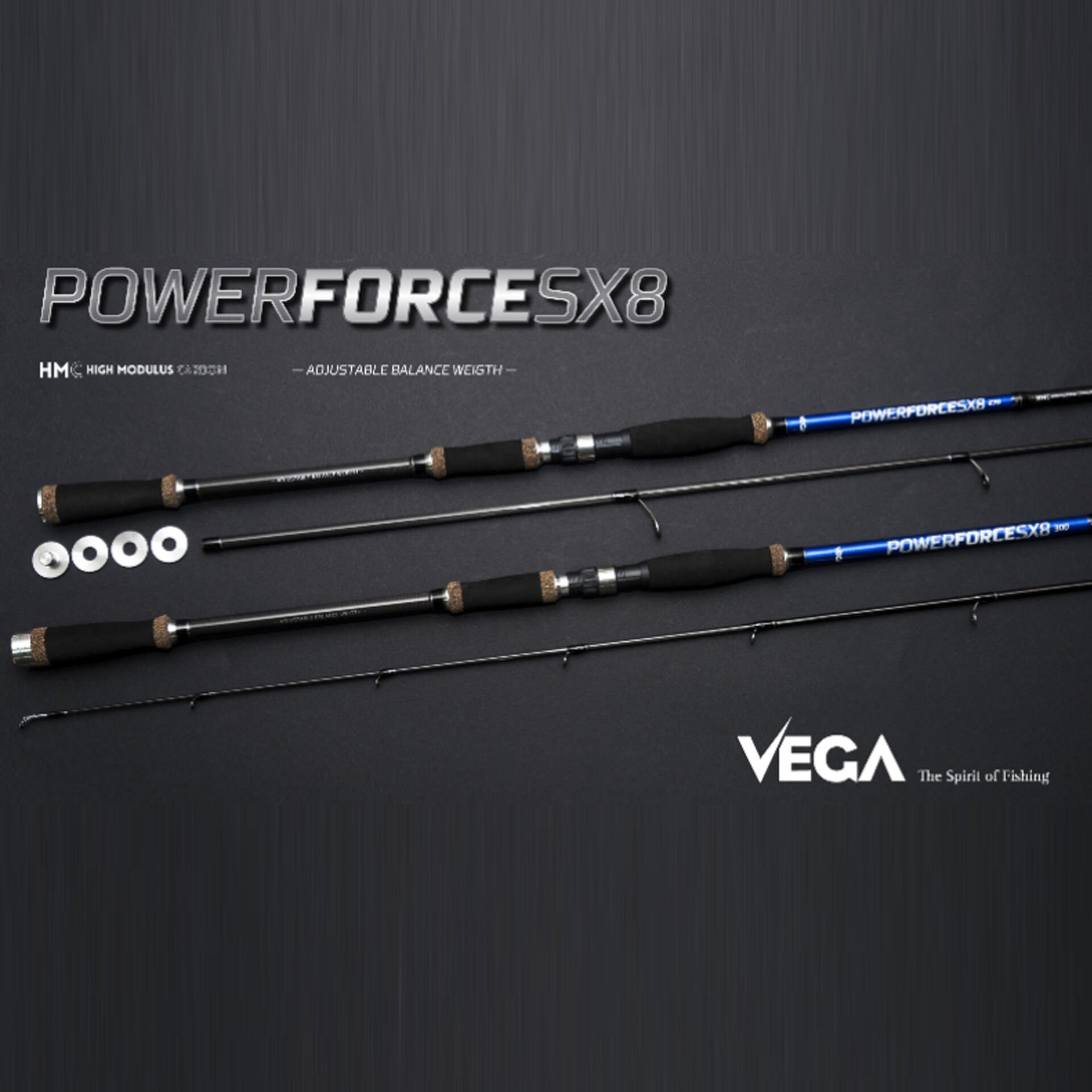 Vega Power Force SX8 270/ 2,70mt 15-75gr atarlı spin kamış VEGA