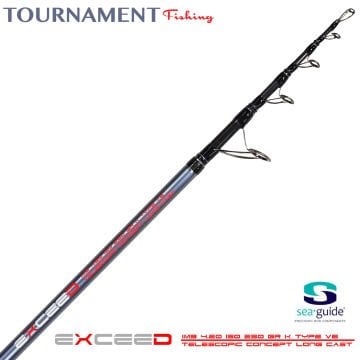 Tournament fishing Exceed 4.20Mt IM-9 Carbon K-Type Telescopic 100-250gr atarlı Surf Olta Kamışı
