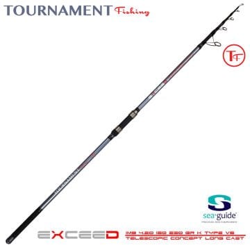 Tournament fishing Exceed 4.20Mt IM-9 Carbon K-Type Telescopic 100-250gr atarlı Surf Olta Kamışı