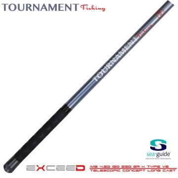 Tournament fishing Exceed 4.50Mt IM-9 Carbon K-Type Telescopic 100-250gr atarlı Surf Olta Kamışı