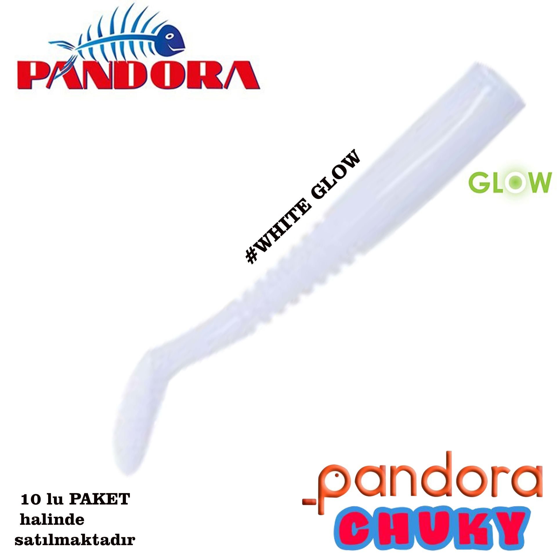 PANDORA CHUCKY-5 cm- WHITE GLOW