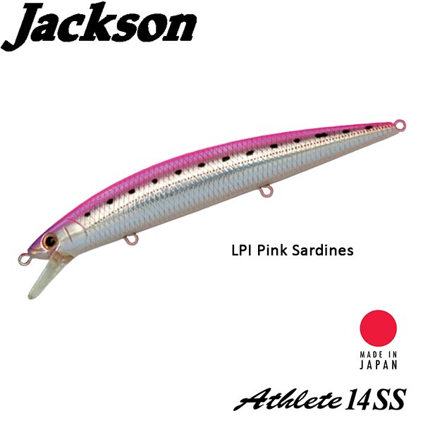 Jackson Athlete 14SS 140mm 25gr LPI Jackson Qu-on Maket yemler