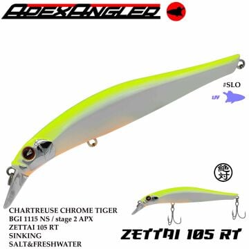 Apex Angler ZETTAI 105RT / 105 Mm 18 Gr SLO
